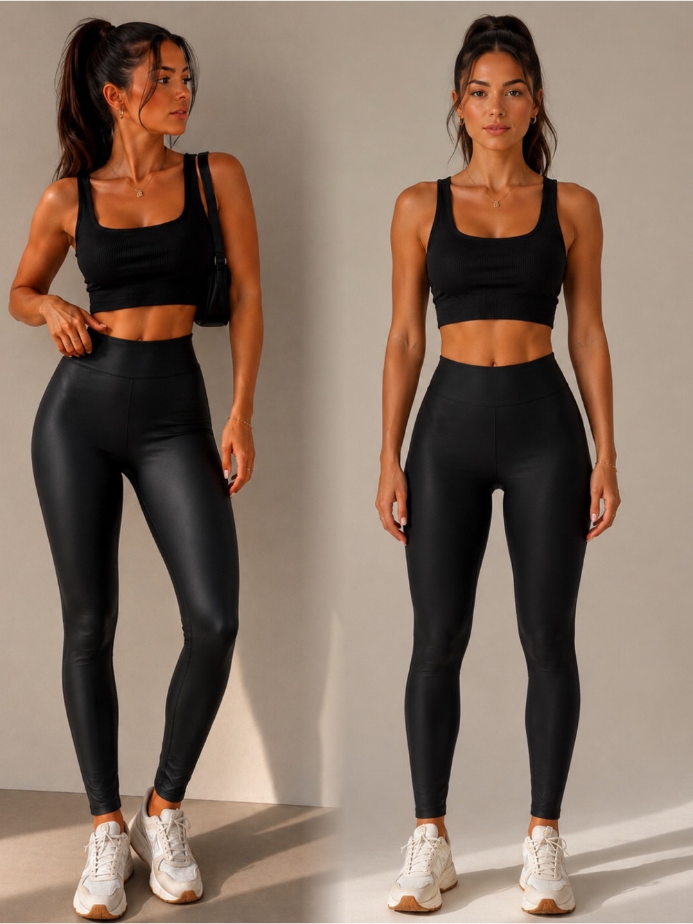 SPANX Black High-Rise Smooth Leggings